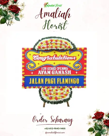 Sewa Papan Bunga Baok